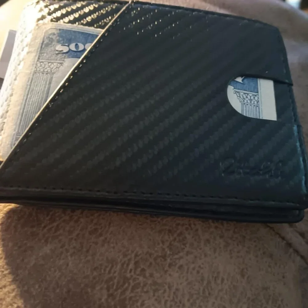 Wallet for Men,Mens Wallet,Slim Leather Bifold,RFID Blocking 11 Slots Gift Box